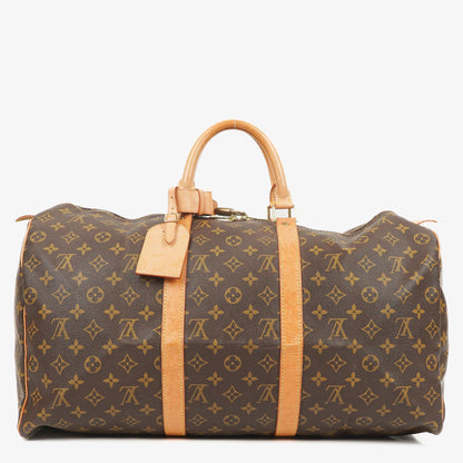 Louis Vuitton Keepall 50 Reisetasche aus Monogram Canvas