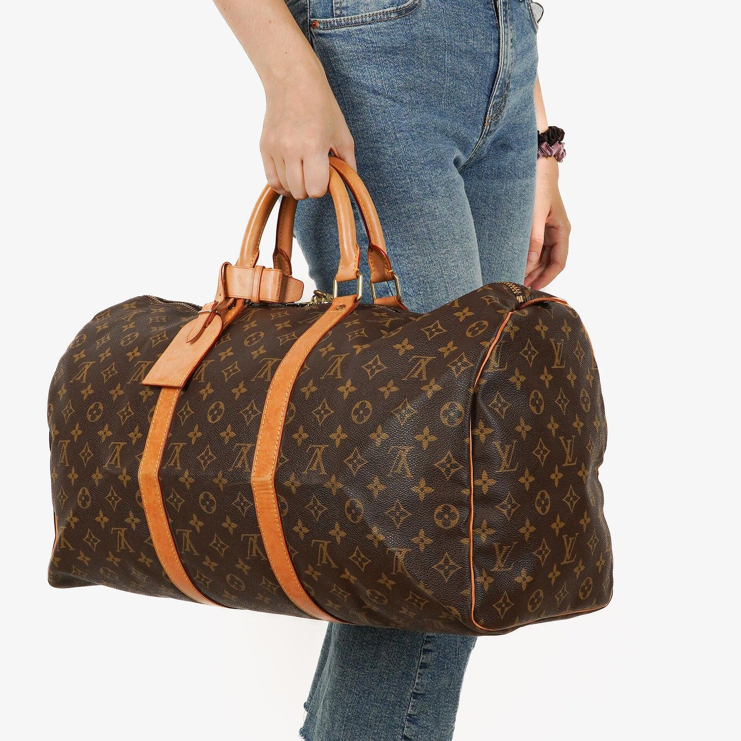 Louis Vuitton Keepall 50 Reisetasche aus Monogram Canvas