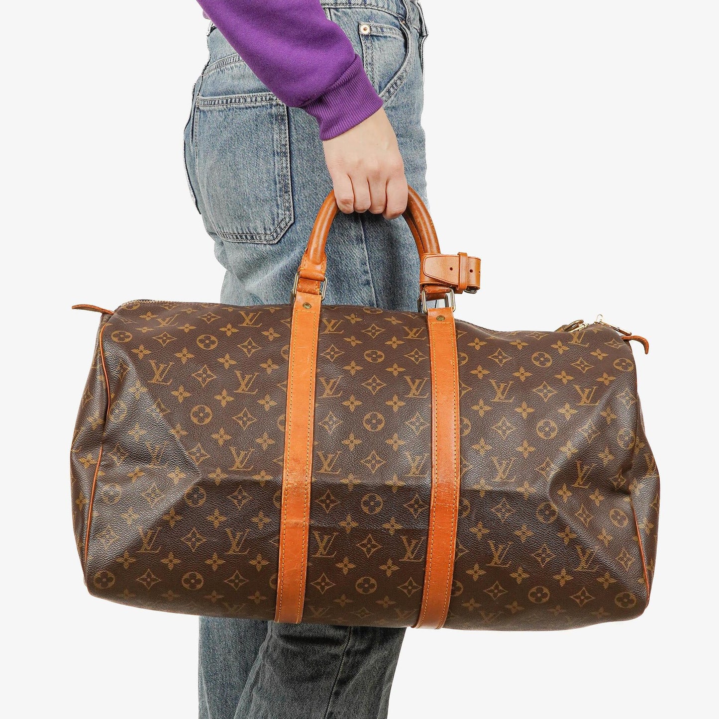 Louis Vuitton Keepall 50 Reisetasche aus Monogram Canvas