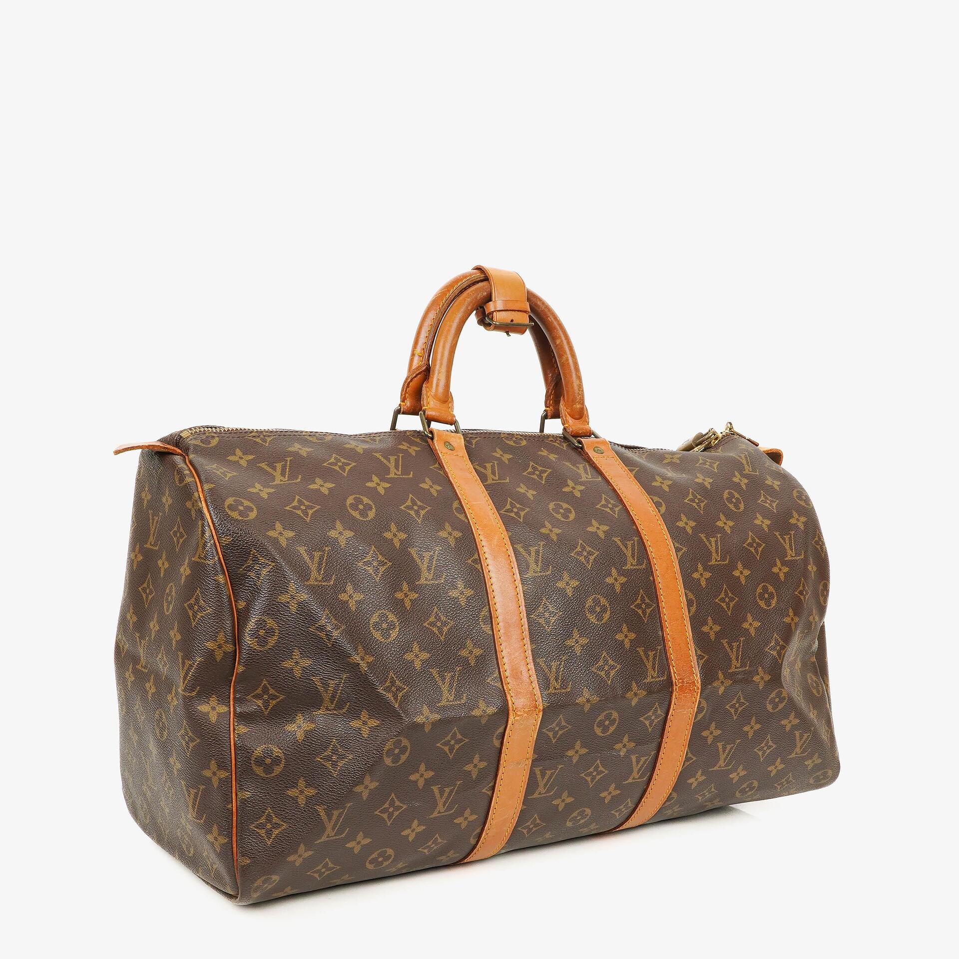 Louis Vuitton Keepall 50 Reisetasche aus Monogram Canvas