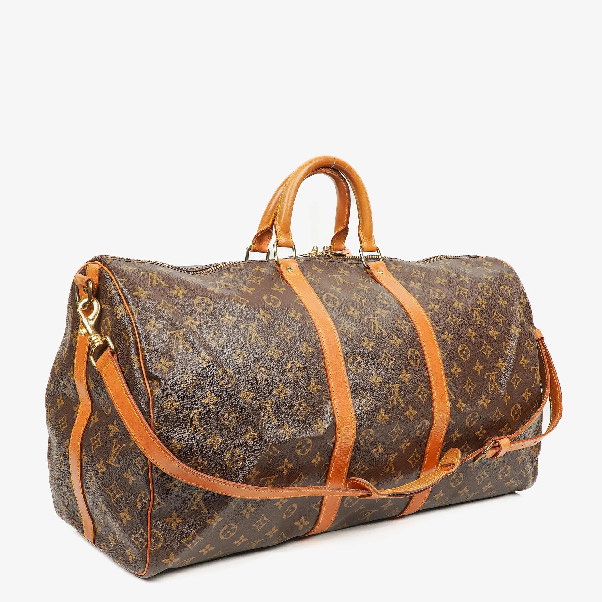 Louis Vuitton Keepall 55 Bandoulière Reisetasche aus Monogram Canvas