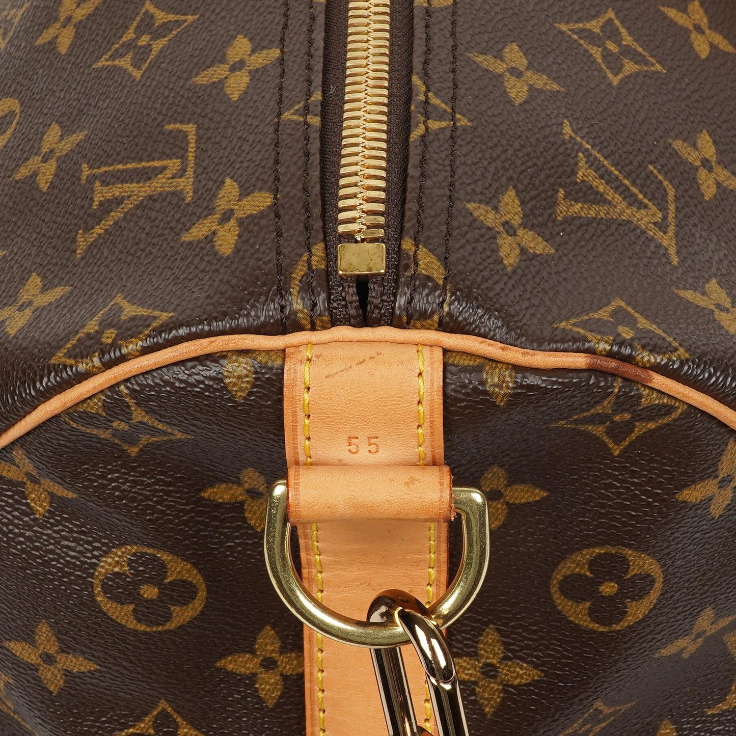 Louis Vuitton Keepall 55 Bandouliere Monogram Canvas Reisetasche