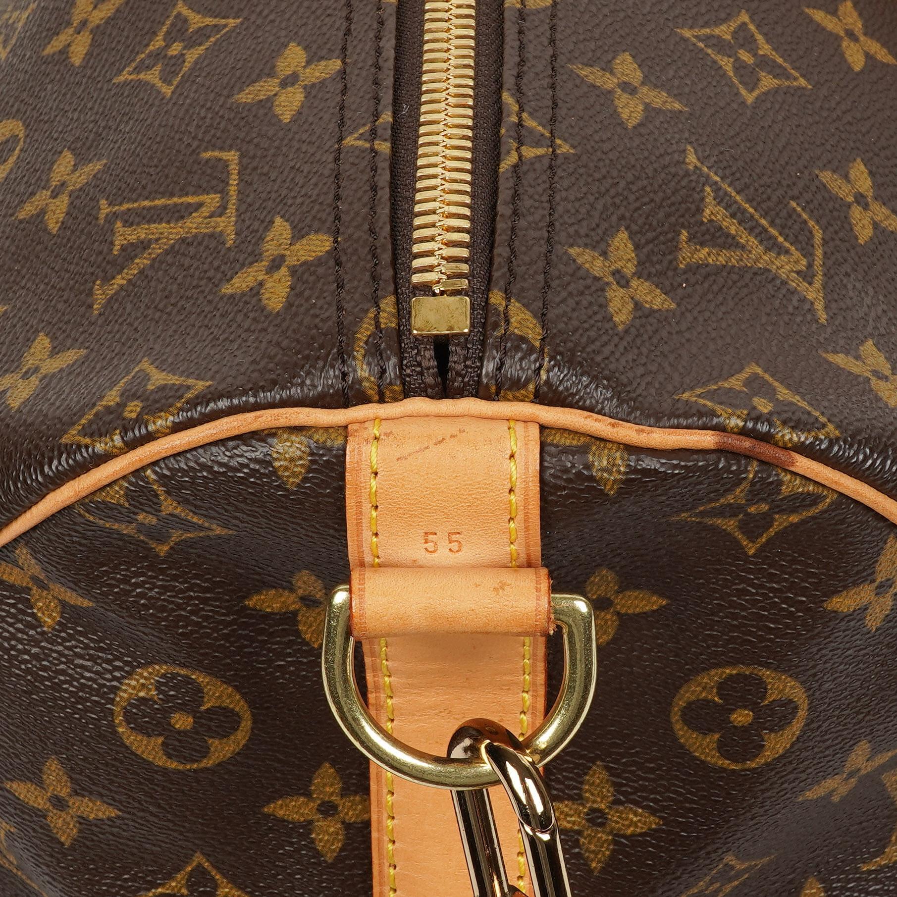Louis Vuitton Keepall 55 Bandouliere Monogram Canvas Reisetasche