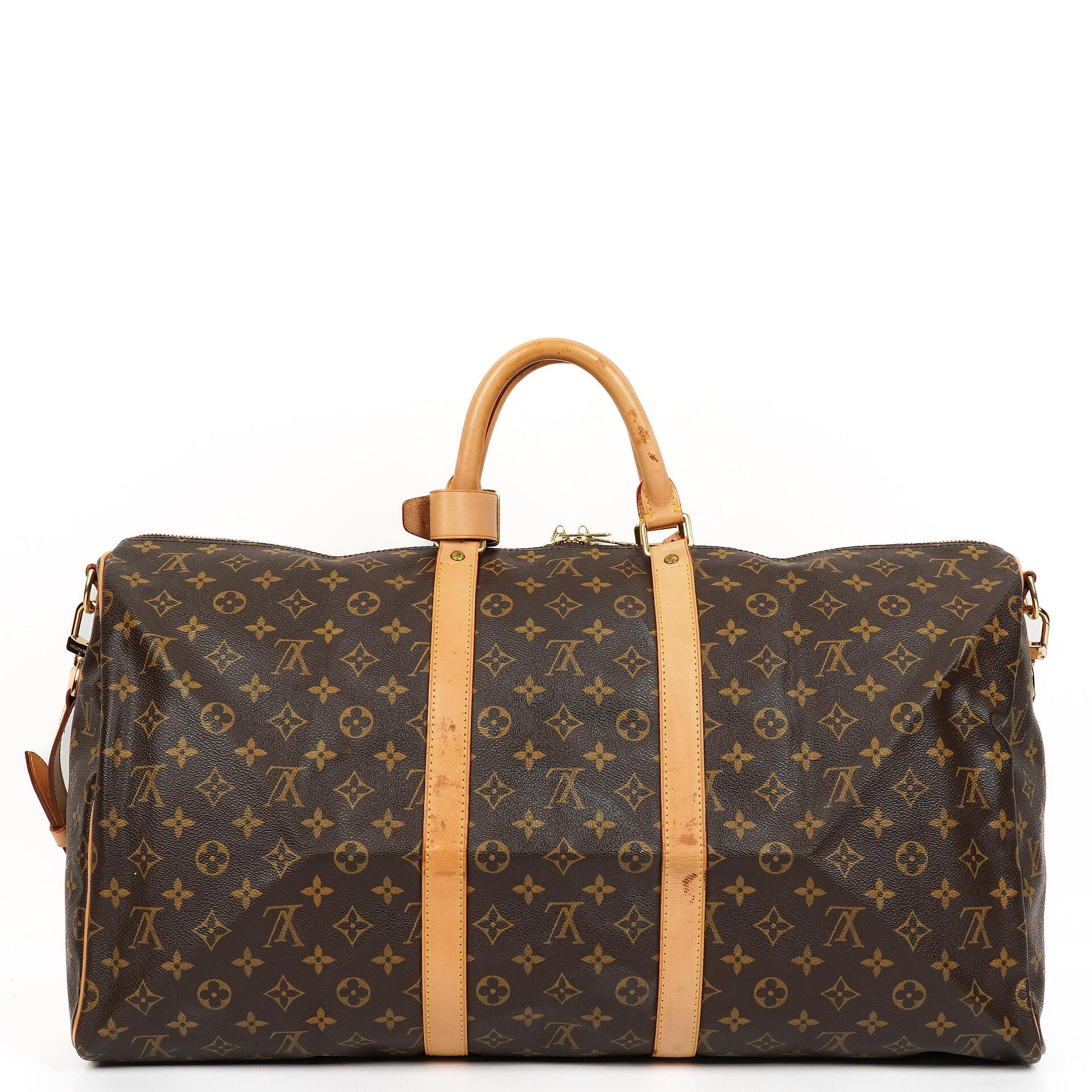 Louis Vuitton Keepall 55 Bandouliere Monogram Canvas Reisetasche