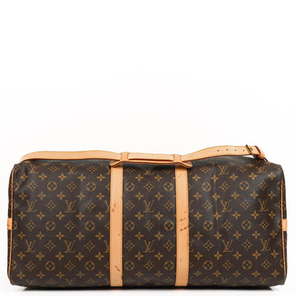 Louis Vuitton Keepall 55 Bandouliere Monogram Canvas Reisetasche