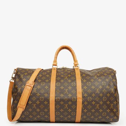 Louis Vuitton Keepall 55 Bandoulière Reisetasche aus Monogram Canvas