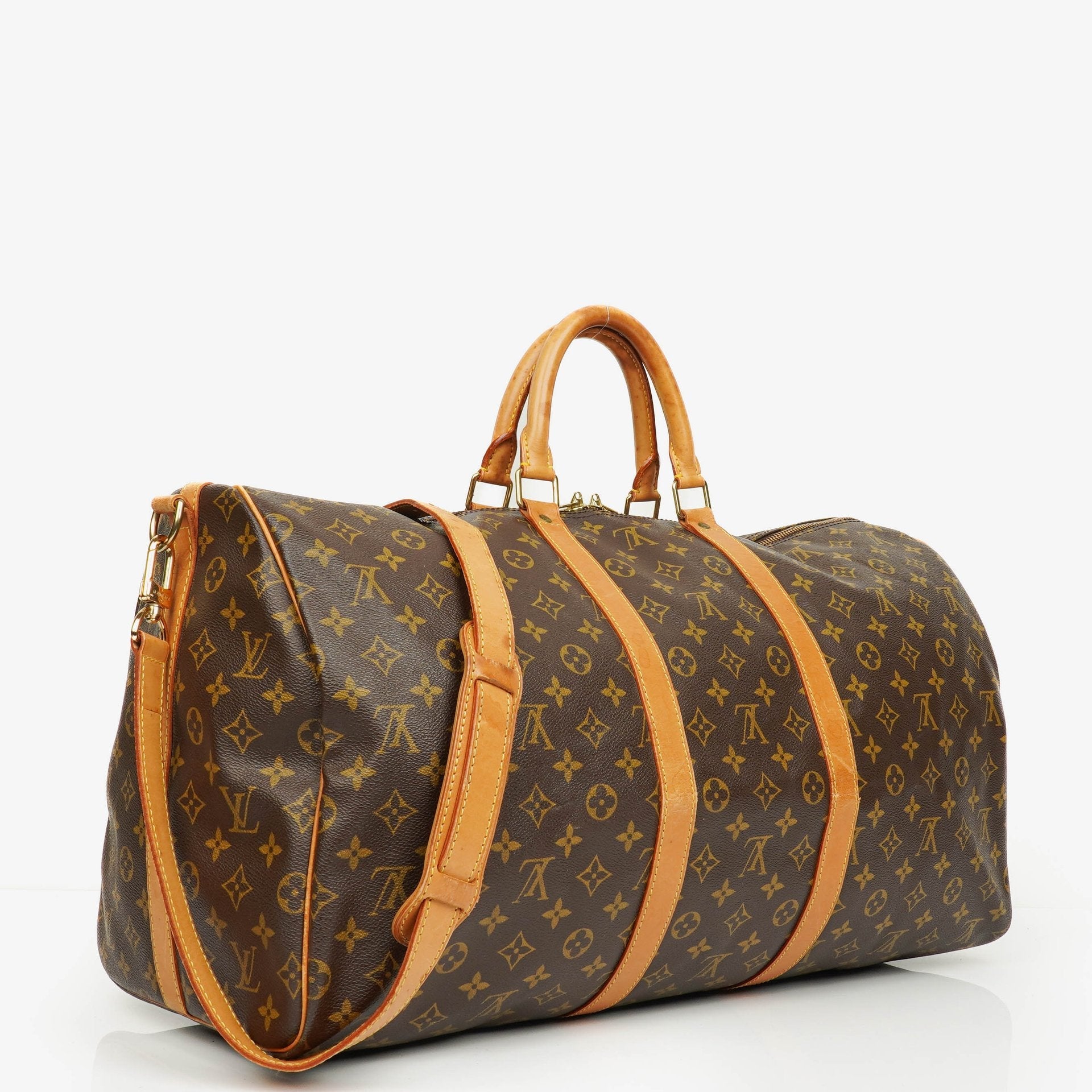 Louis Vuitton Keepall 55 Bandoulière Reisetasche aus Monogram Canvas