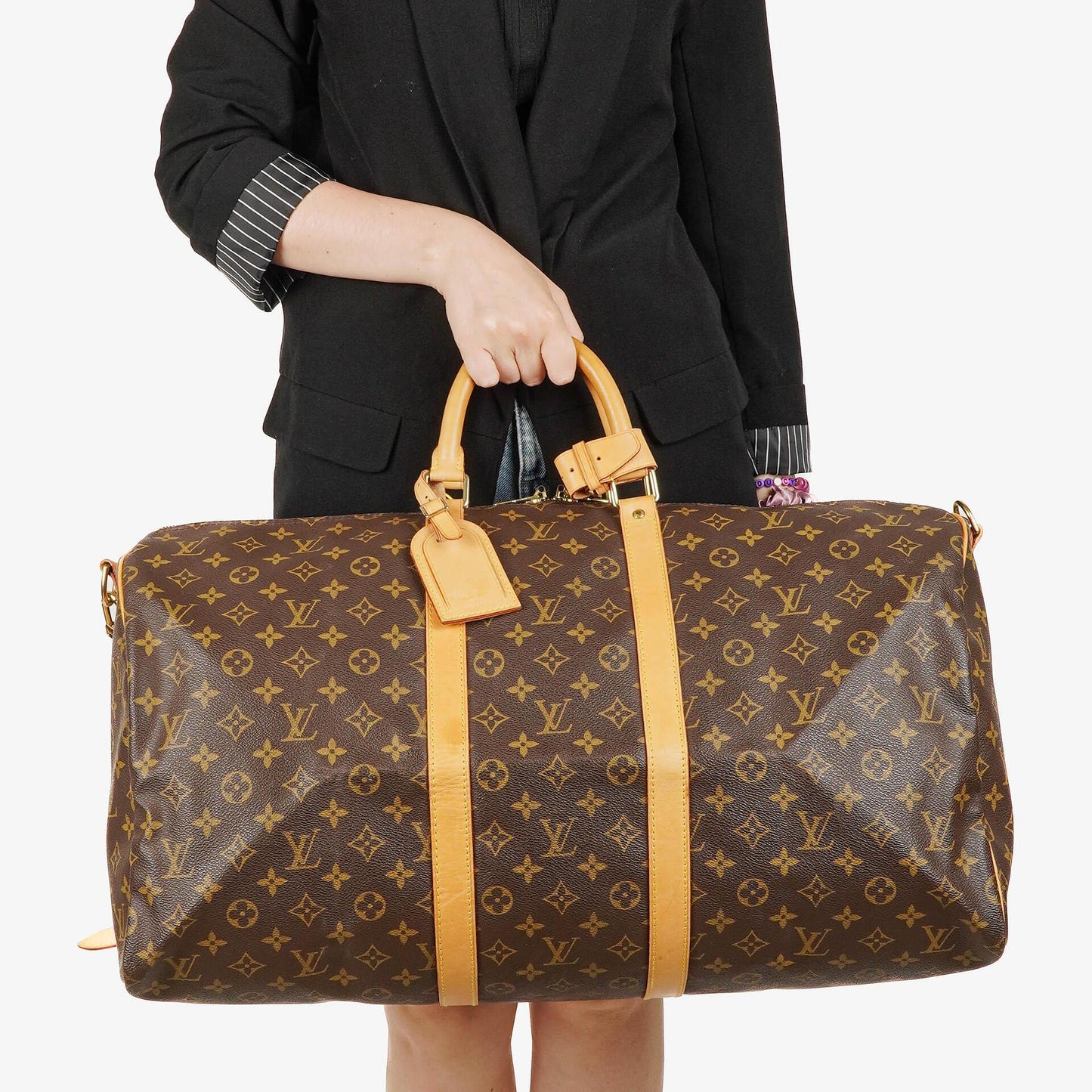 Louis Vuitton Keepall 55 Bandoulière Reisetasche aus Monogram Canvas