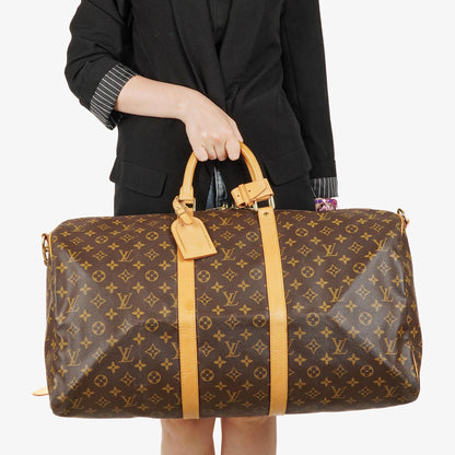 Louis Vuitton Keepall 55 Bandoulière Reisetasche aus Monogram Canvas