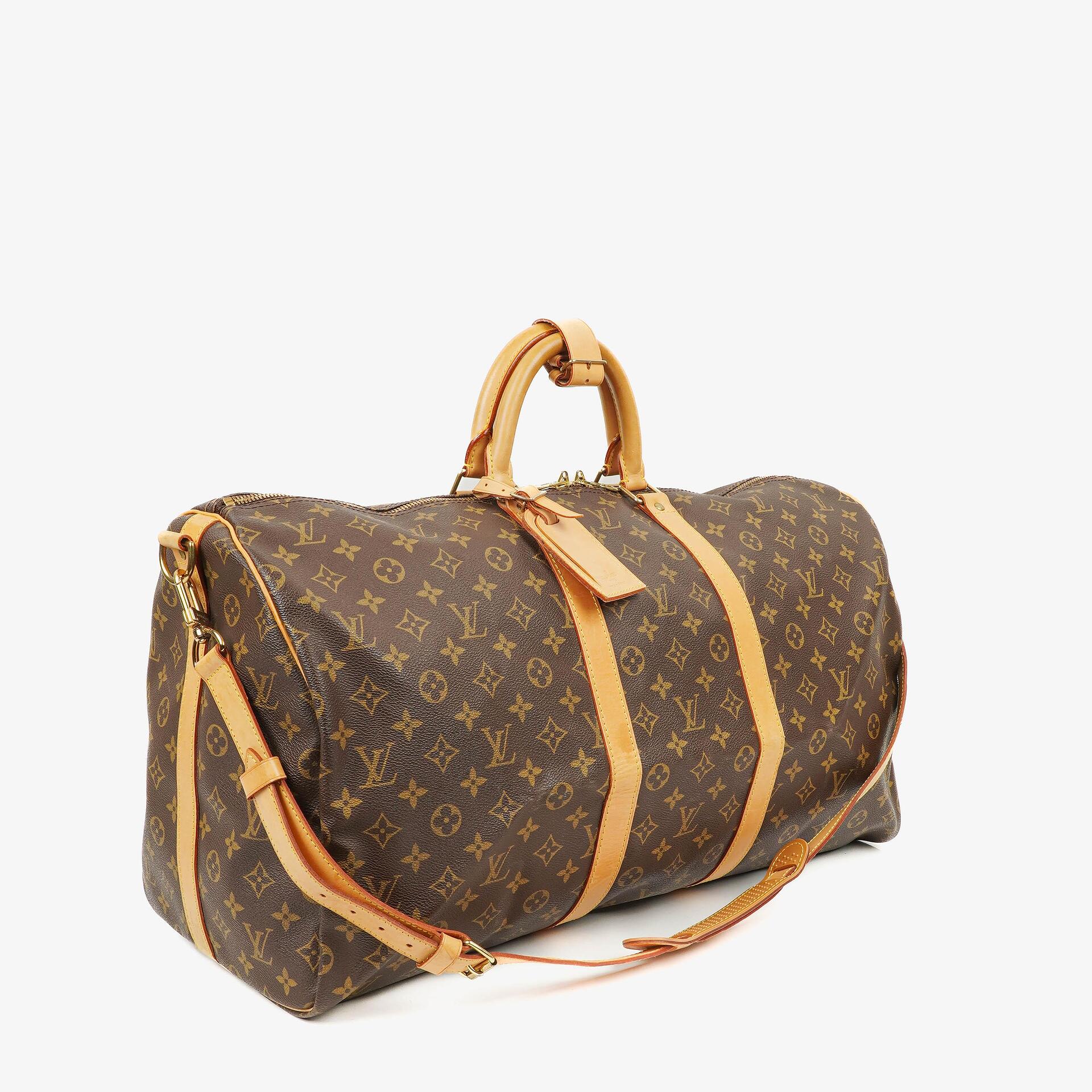 Louis Vuitton Keepall 55 Bandoulière Reisetasche aus Monogram Canvas