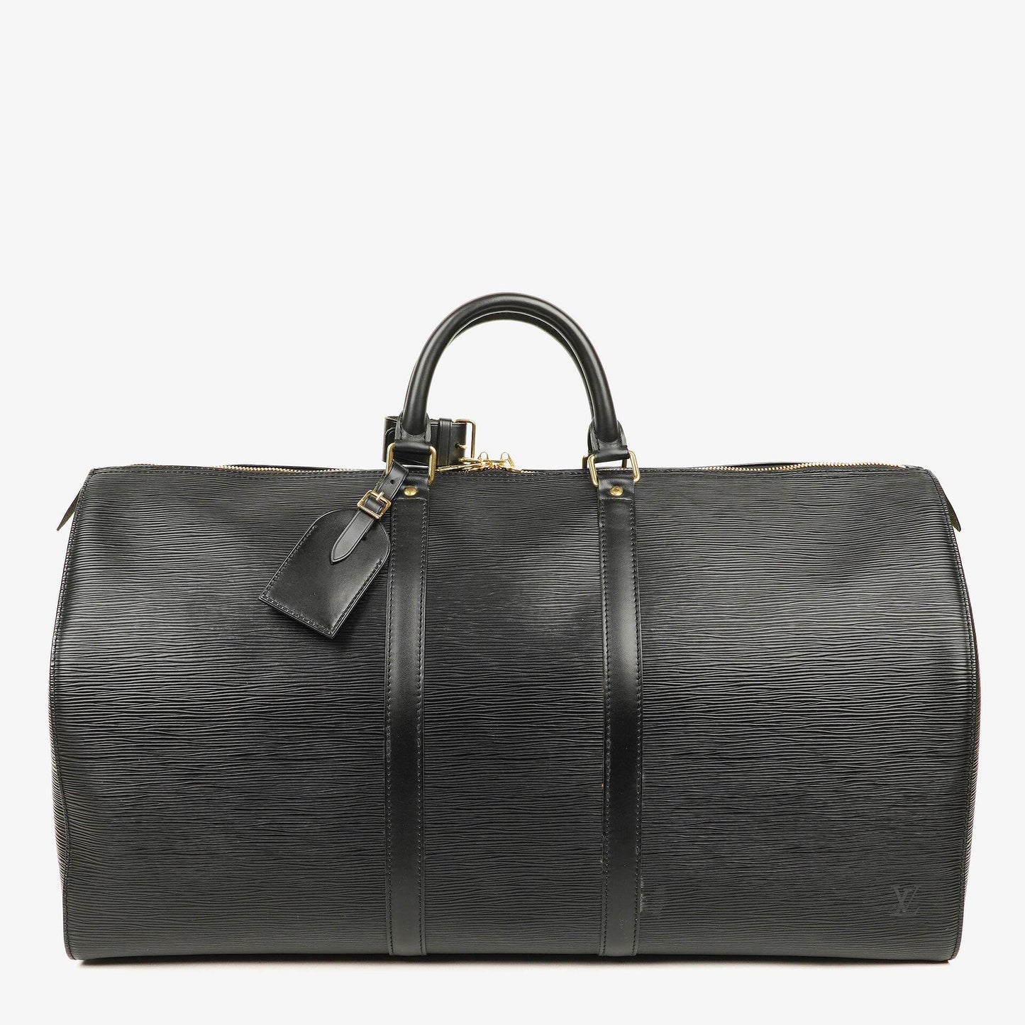 Louis Vuitton Keepall 55 Schwarze EPI Leder Reisetasche