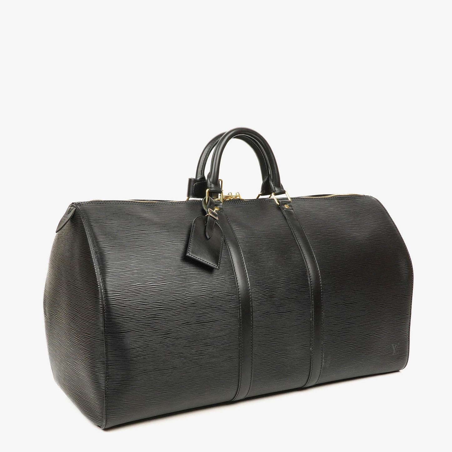 Louis Vuitton Keepall 55 Schwarze EPI Leder Reisetasche