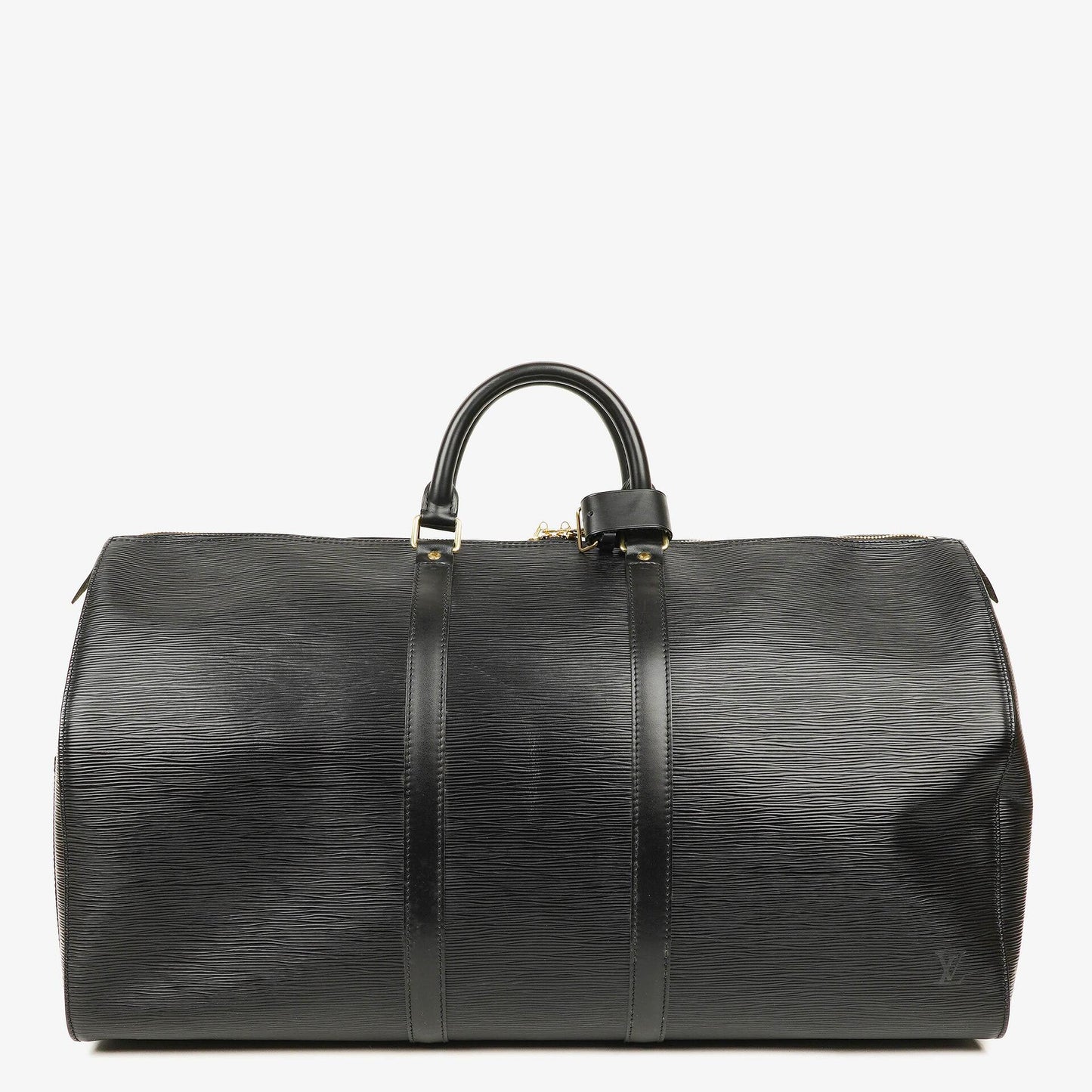 Louis Vuitton Keepall 55 Schwarze EPI Leder Reisetasche