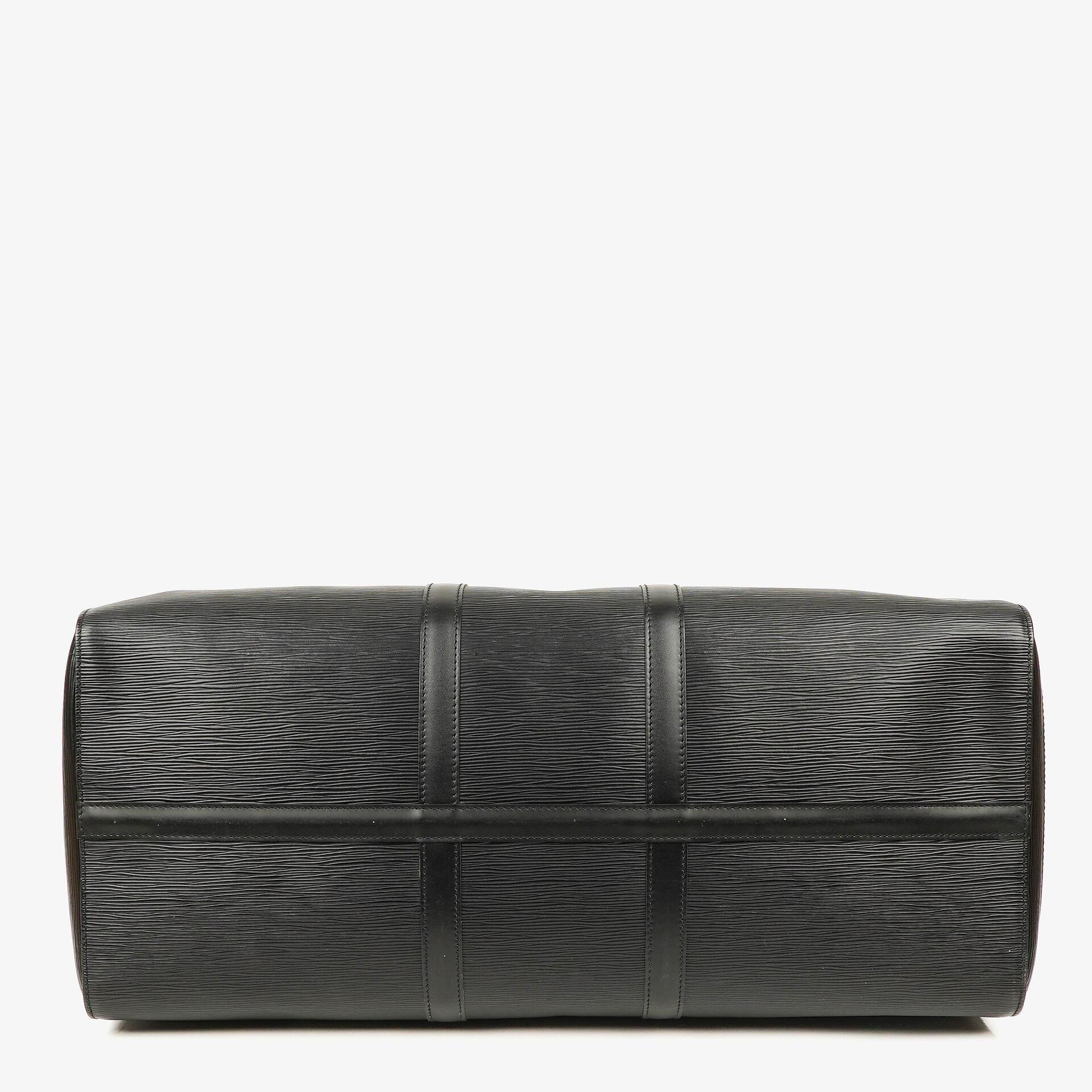 Louis Vuitton Keepall 55 Schwarze EPI Leder Reisetasche
