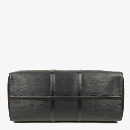 Louis Vuitton Keepall 55 Schwarze EPI Leder Reisetasche