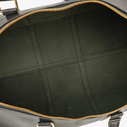 Louis Vuitton Keepall 55 Schwarze EPI Leder Reisetasche