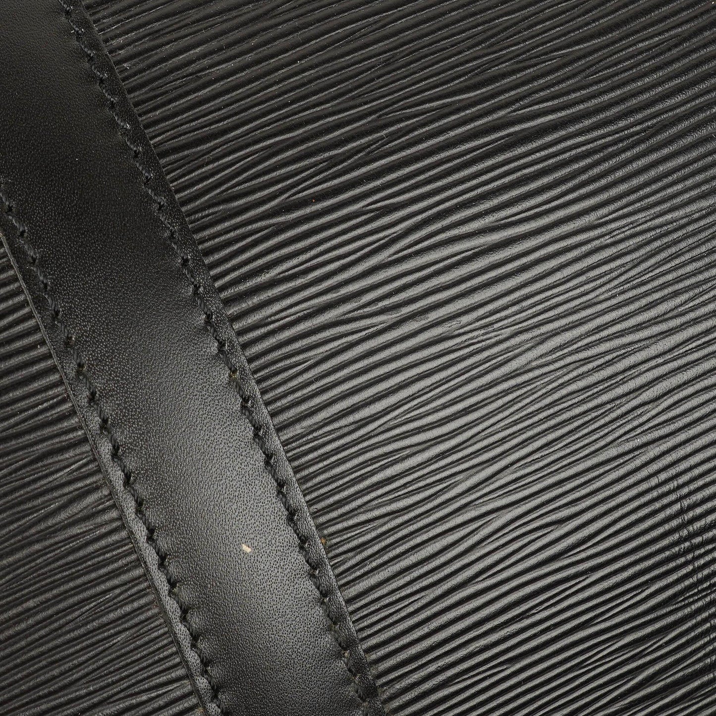 Louis Vuitton Keepall 55 Schwarze EPI Leder Reisetasche