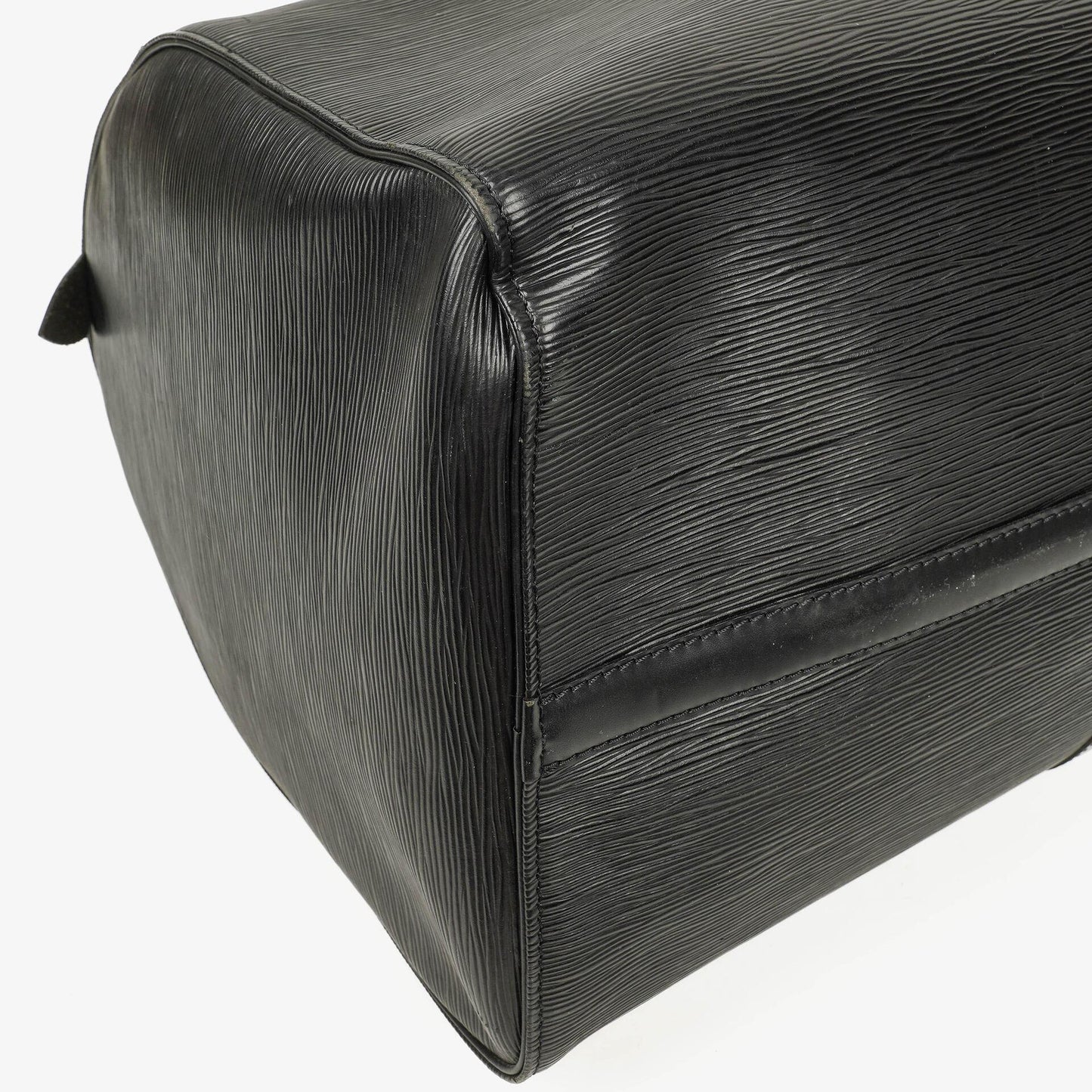 Louis Vuitton Keepall 55 Reisetasche in Schwarz aus Epi Leder