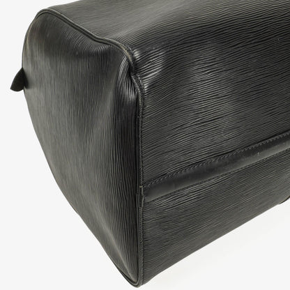 Louis Vuitton Keepall 55 Reisetasche in Schwarz aus Epi Leder