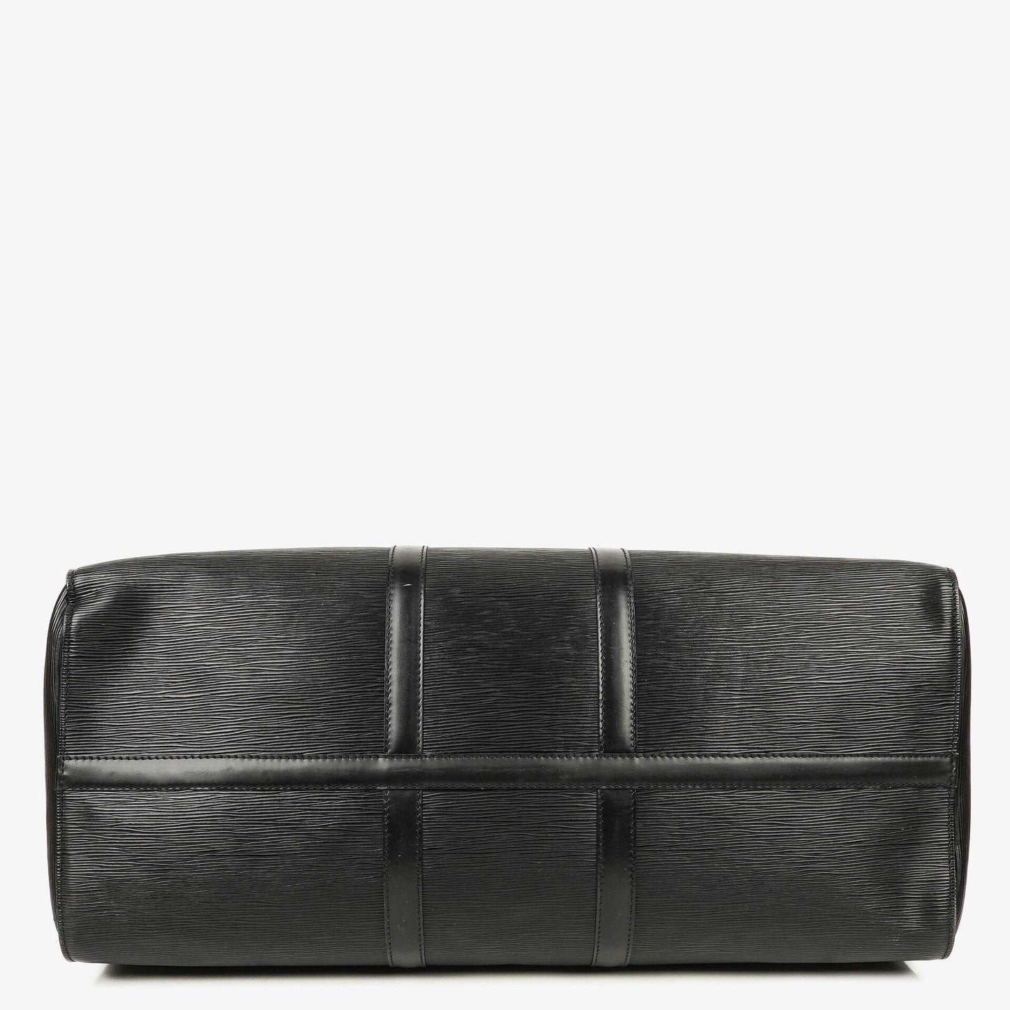 Louis Vuitton Keepall 55 Reisetasche in Schwarz aus Epi Leder