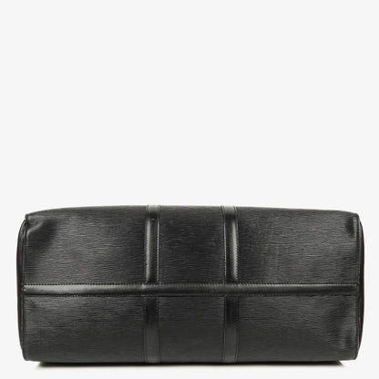 Louis Vuitton Keepall 55 Reisetasche in Schwarz aus Epi Leder