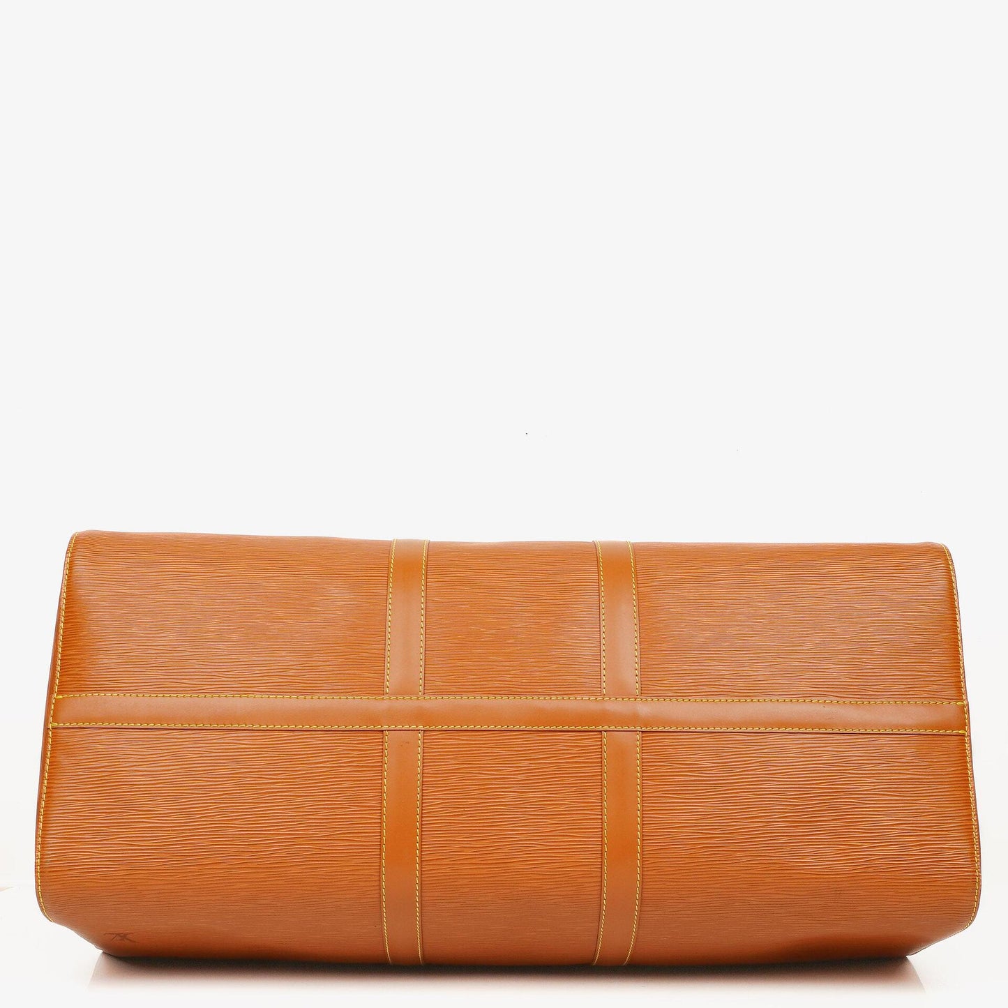 Louis Vuitton Keepall 55 Reisetasche aus Epi Leder in Cognac