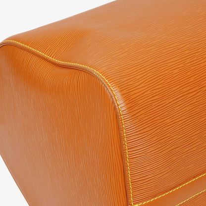 Louis Vuitton Keepall 55 Reisetasche aus Epi Leder in Cognac