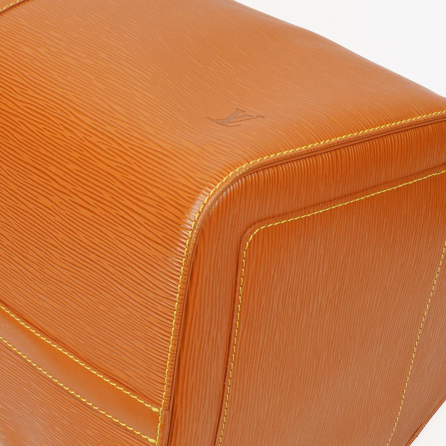 Louis Vuitton Keepall 55 Reisetasche aus Epi Leder in Cognac