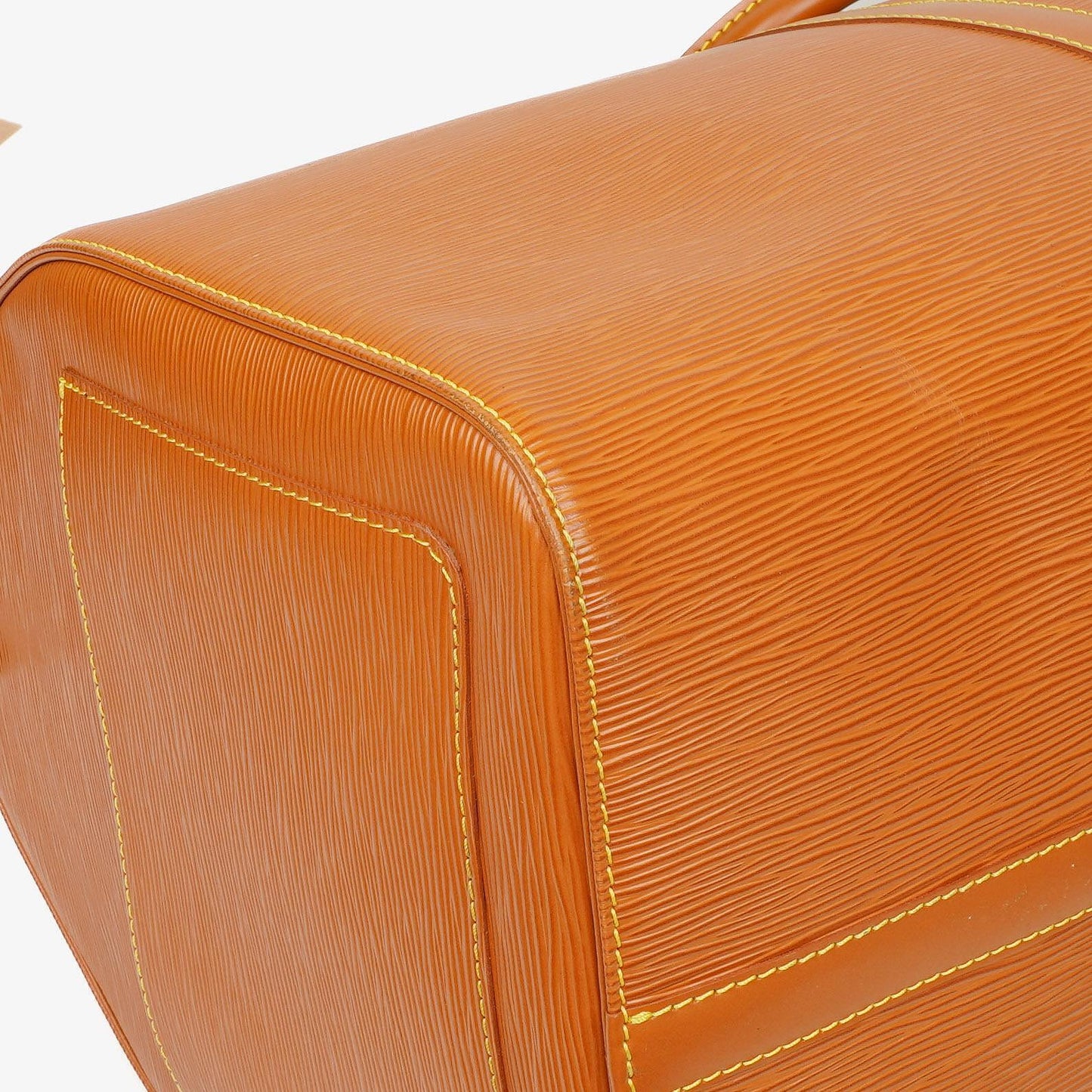 Louis Vuitton Keepall 55 Reisetasche aus Epi Leder in Cognac