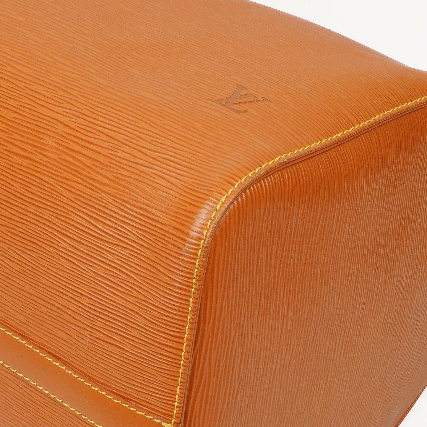 Louis Vuitton Keepall 55 Reisetasche aus Epi Leder in Cognac
