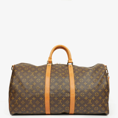 Louis Vuitton Keepall 55 Bandoulière Reisetasche aus Monogram Canvas