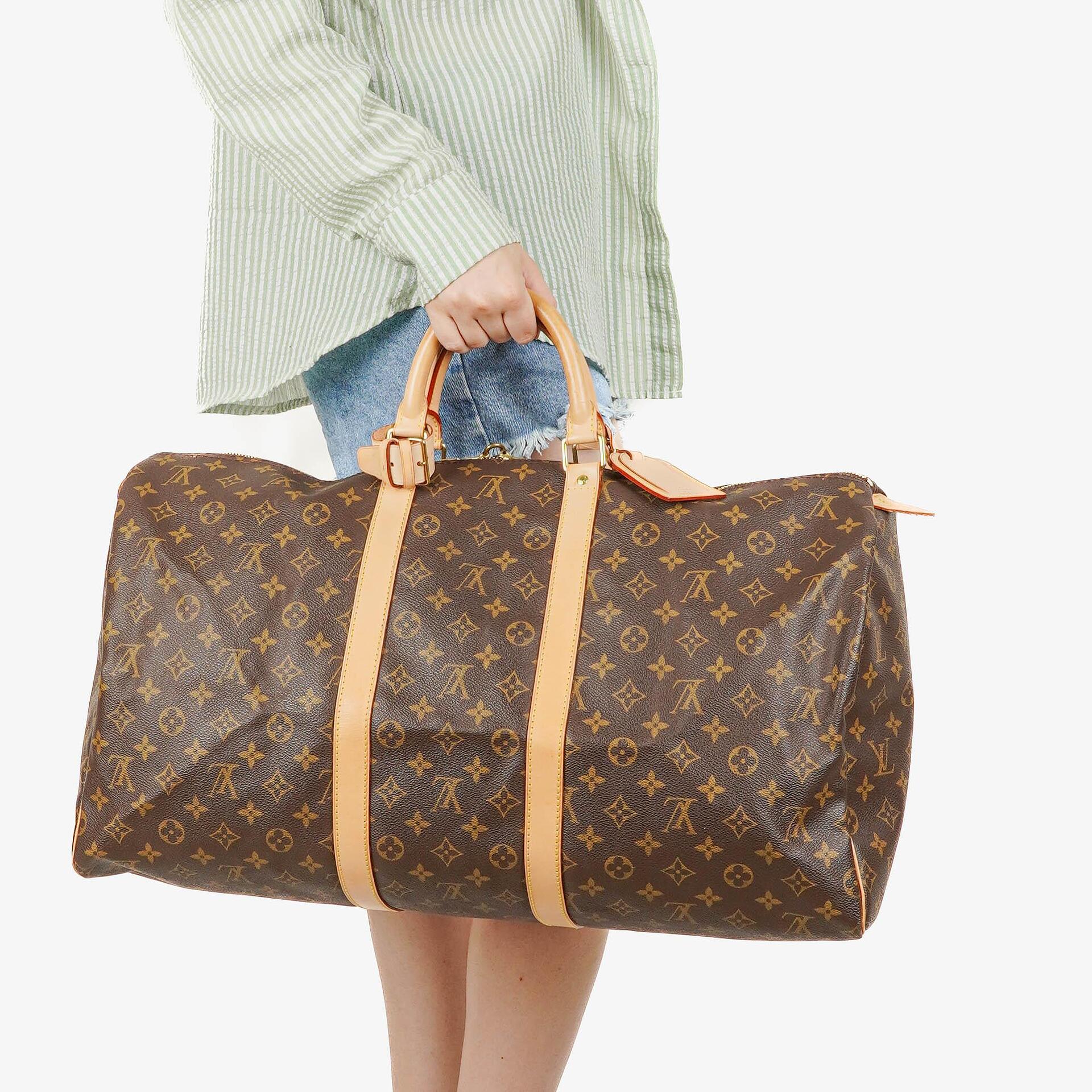 Louis Vuitton Keepall 55 Reisetasche aus Monogram Canvas