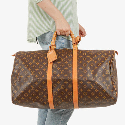 Louis Vuitton Keepall 55 Reisetasche aus Monogram Canvas
