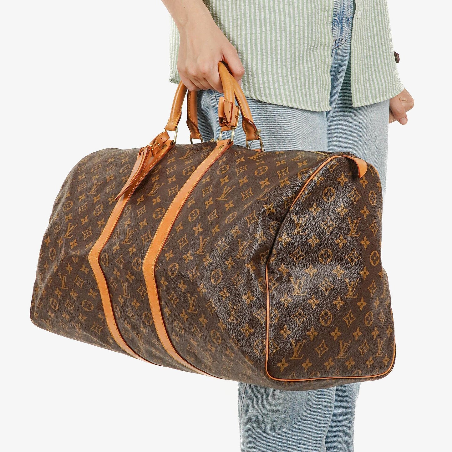 Louis Vuitton Keepall 55 Reisetasche aus Monogram Canvas