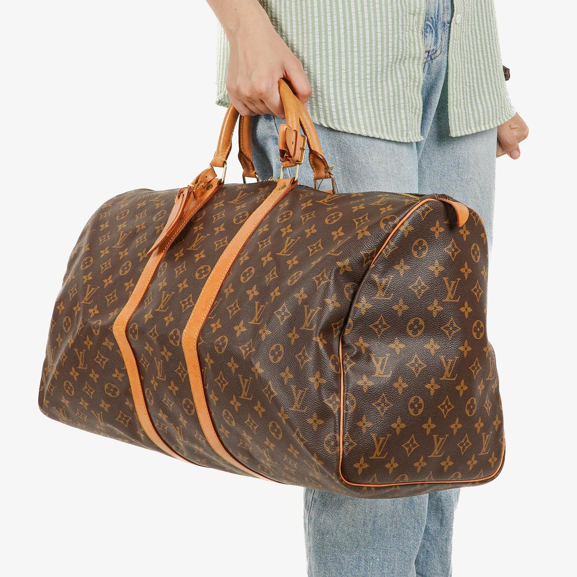 Louis Vuitton Keepall 55 Reisetasche aus Monogram Canvas