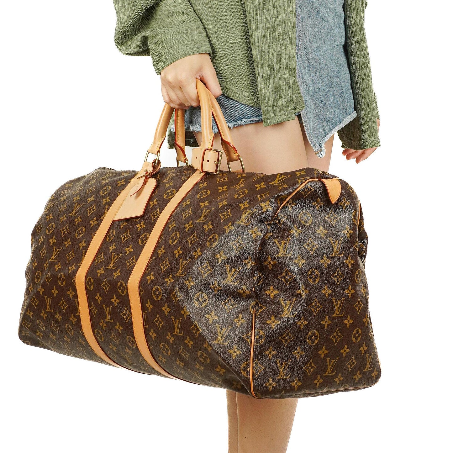 Louis Vuitton Keepall 55 Reisetasche aus Monogram Canvas