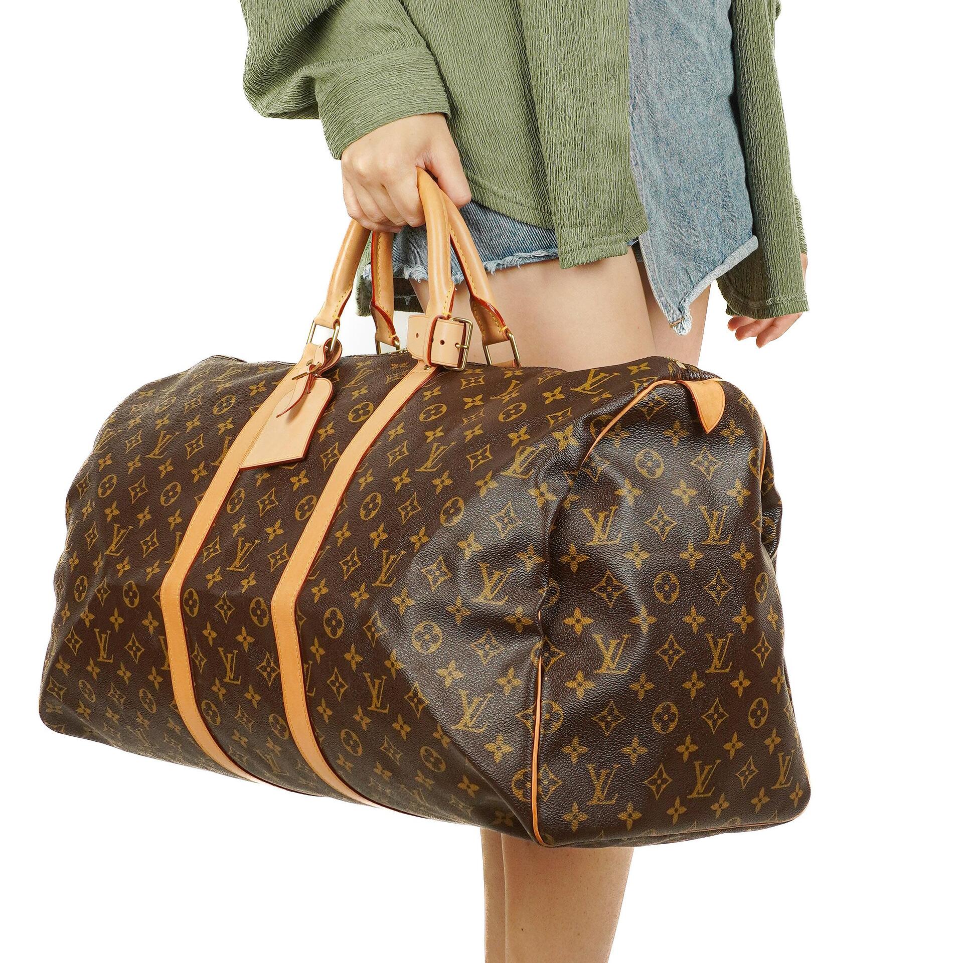 Louis Vuitton Keepall 55 Reisetasche aus Monogram Canvas