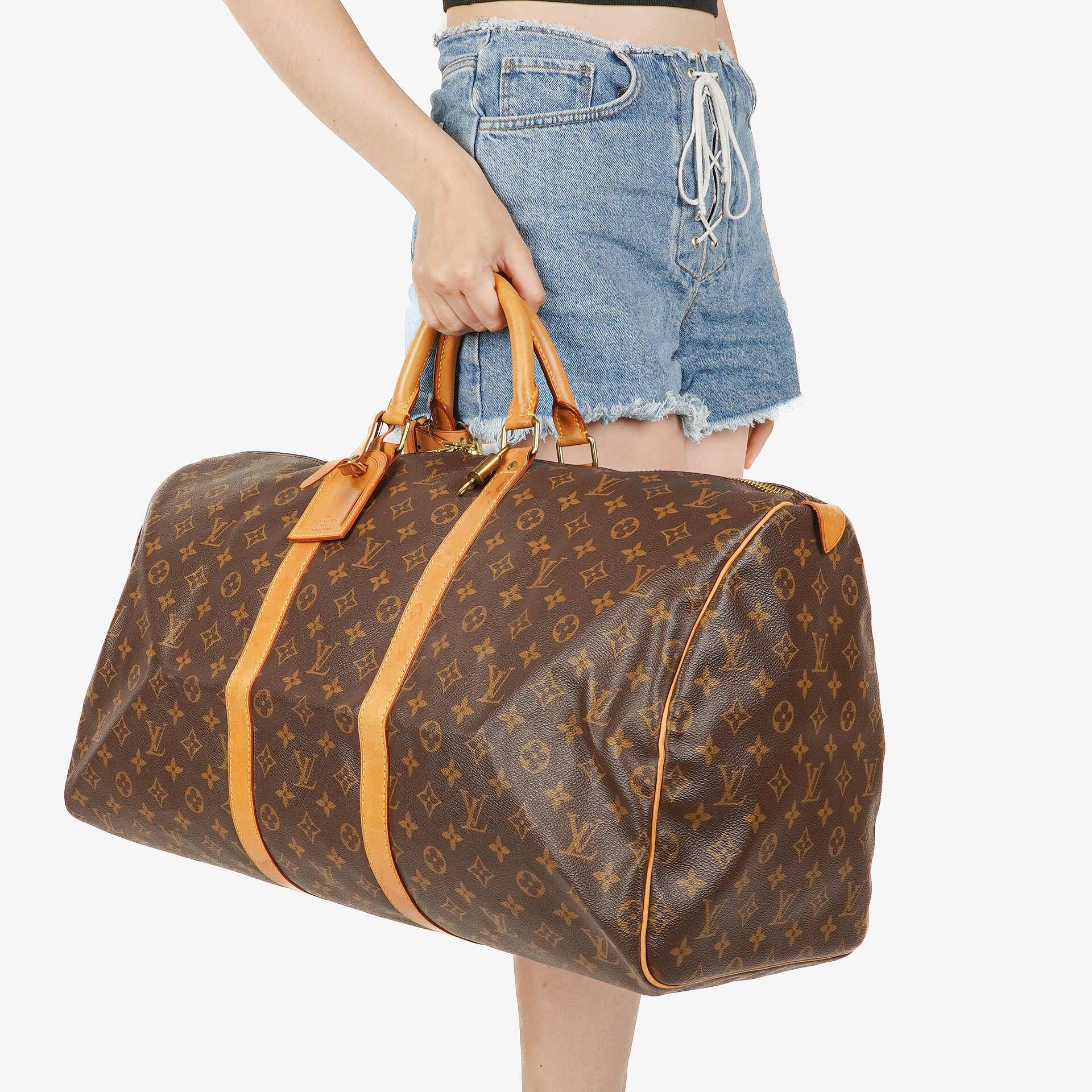 Louis Vuitton Keepall 55 Reisetasche aus Monogram Canvas