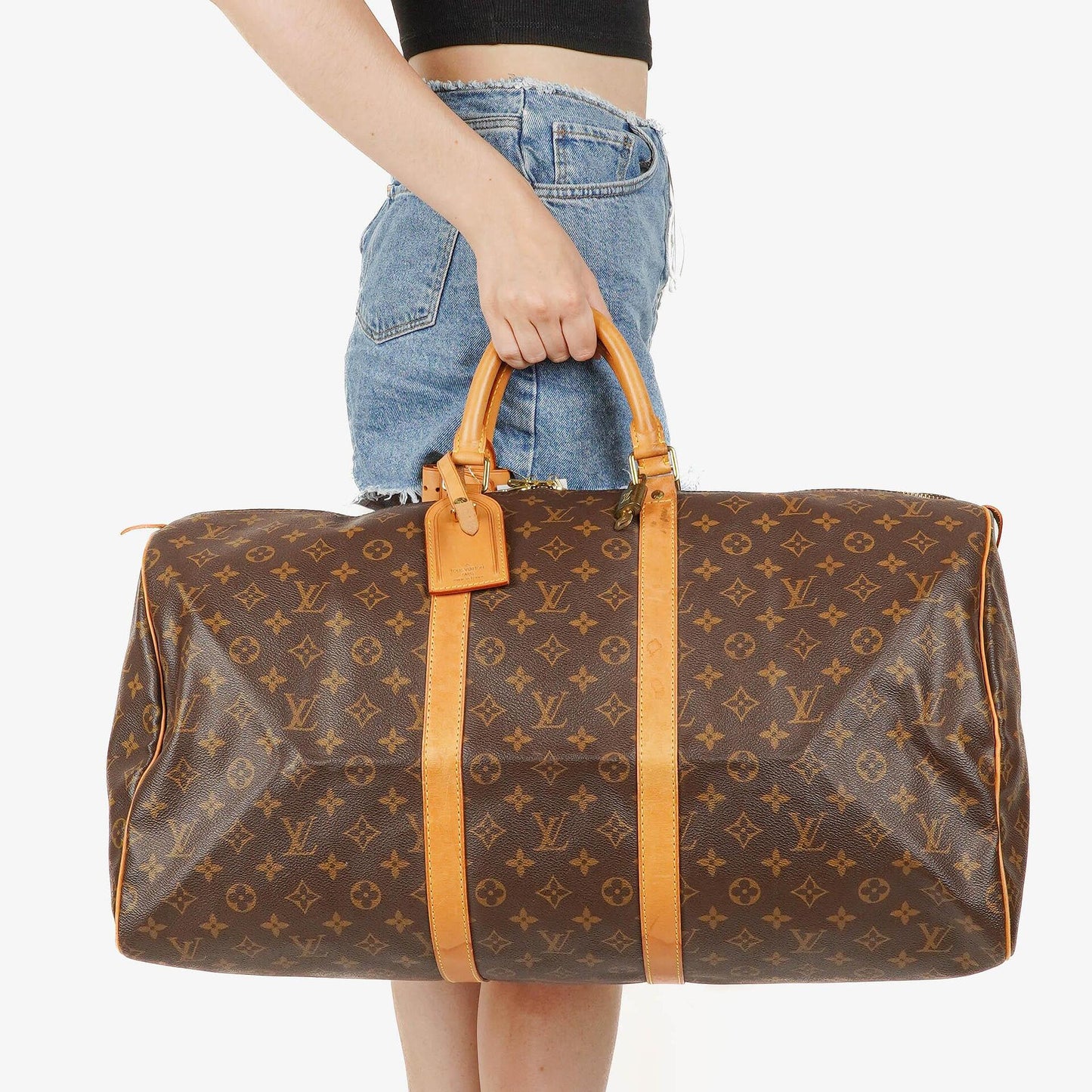 Louis Vuitton Keepall 55 Reisetasche aus Monogram Canvas