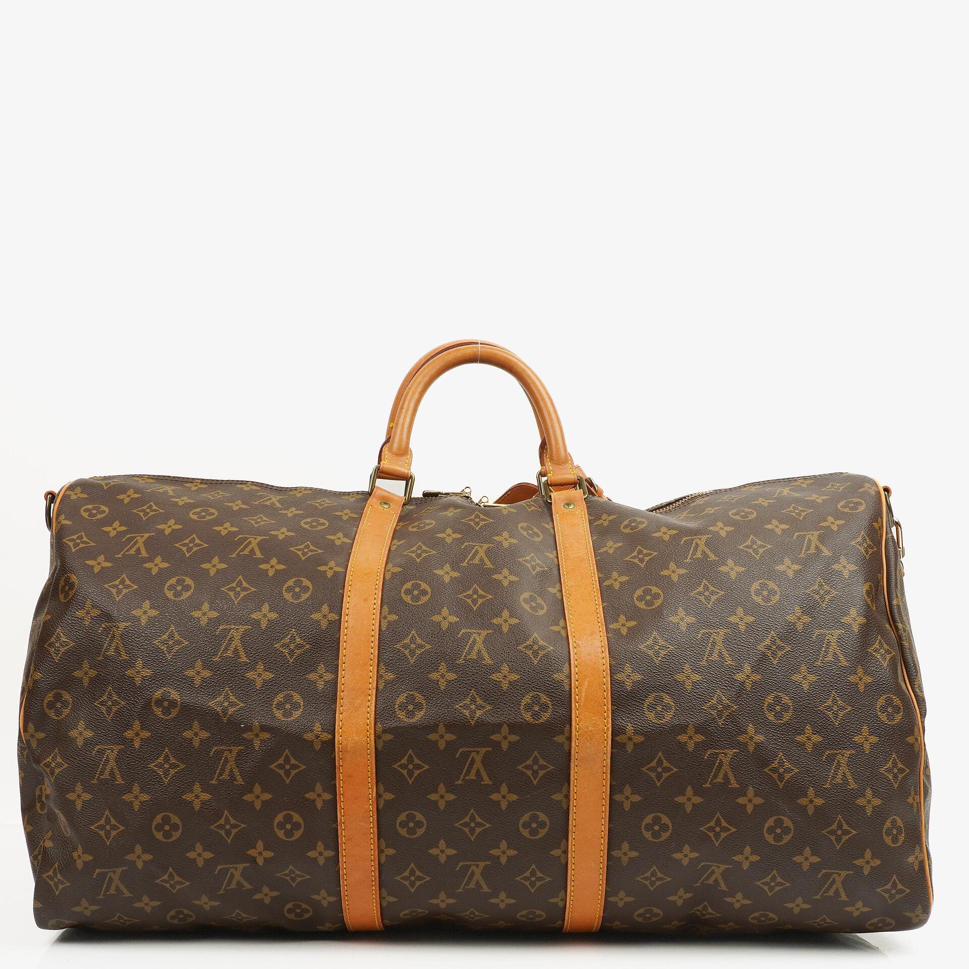 Louis Vuitton Keepall 60 Bandoulière Reisetasche aus Monogram Canvas