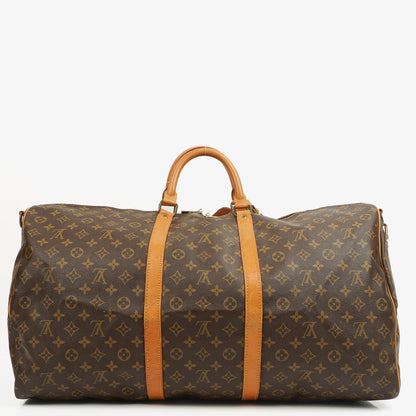 Louis Vuitton Keepall 60 Bandoulière Reisetasche aus Monogram Canvas