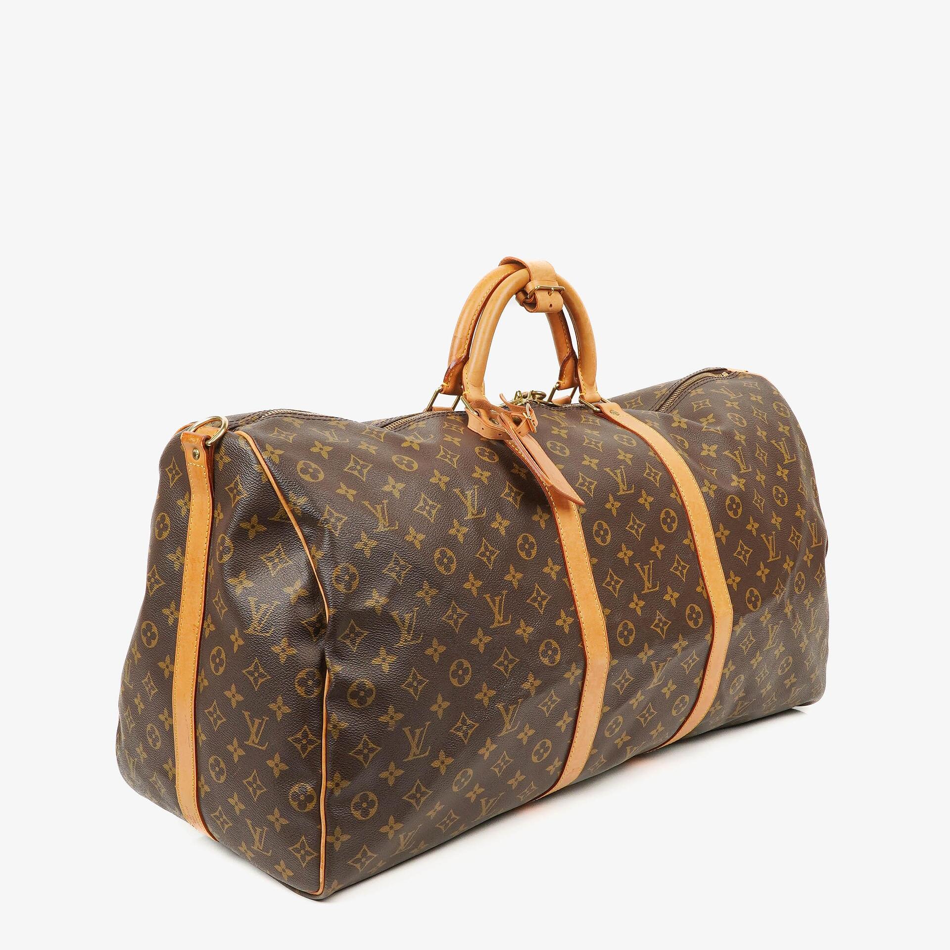 Louis Vuitton Keepall 60 Bandoulière Reisetasche aus Monogram Canvas