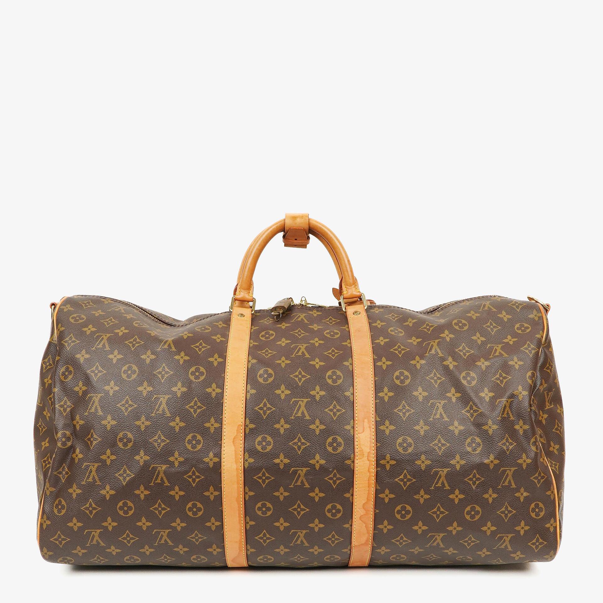 Louis Vuitton Keepall 60 Bandoulière Reisetasche aus Monogram Canvas