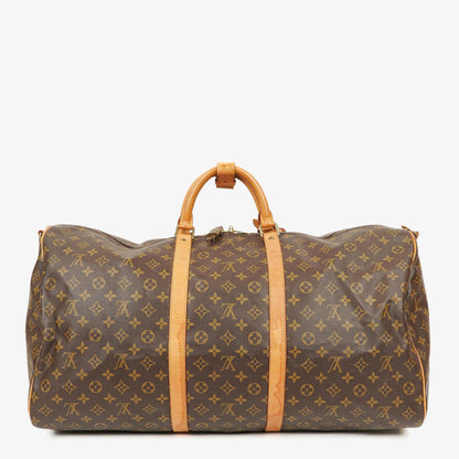 Louis Vuitton Keepall 60 Bandoulière Reisetasche aus Monogram Canvas