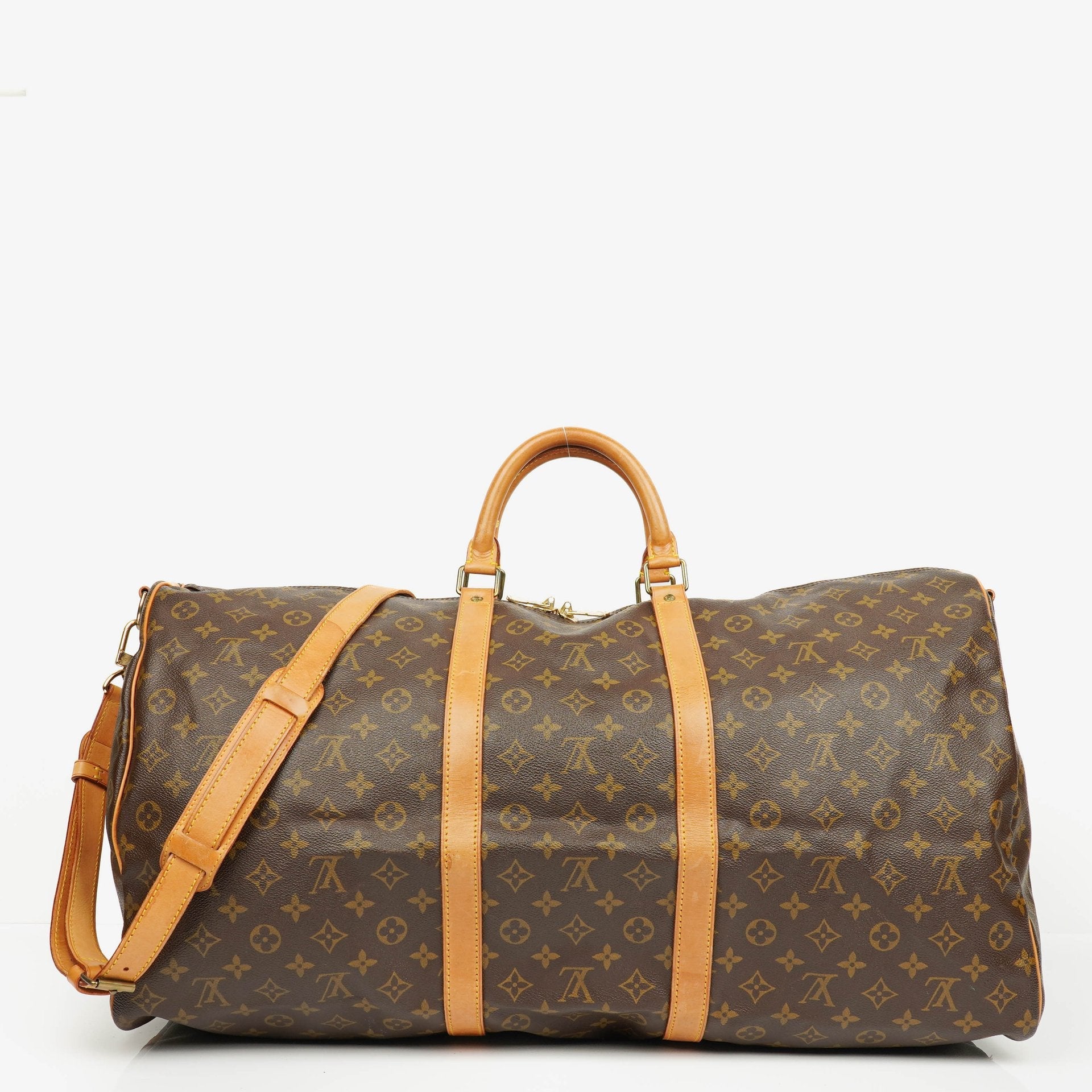Louis Vuitton Keepall 60 Bandoulière Reisetasche aus Monogram Canvas