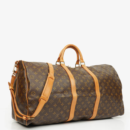 Louis Vuitton Keepall 60 Bandoulière Reisetasche aus Monogram Canvas