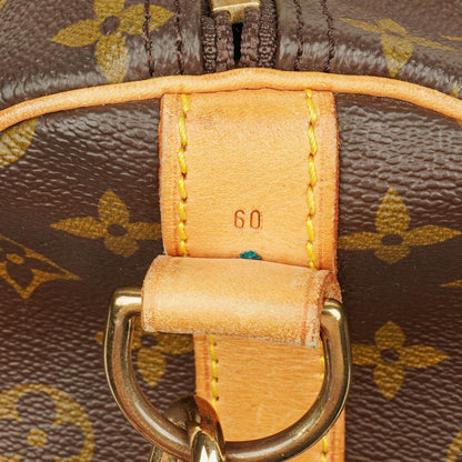 Louis Vuitton Keepall 60 Bandoulière Reisetasche aus Monogram Canvas