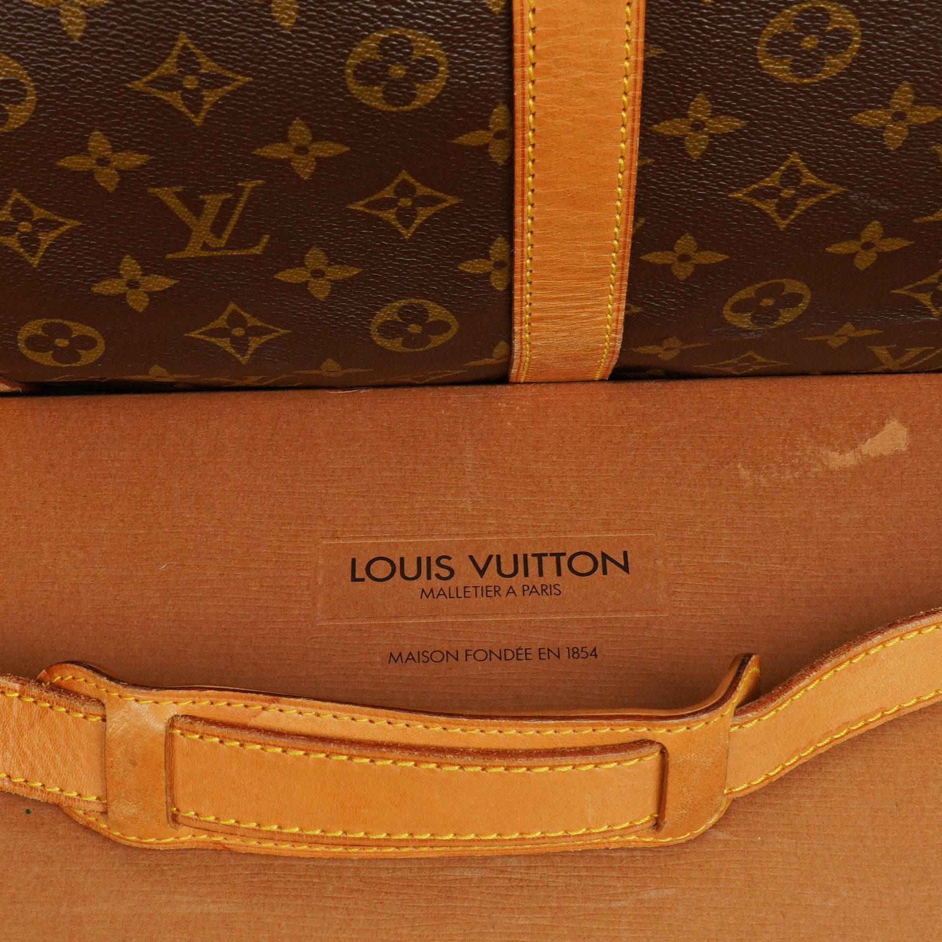Louis Vuitton Keepall 60 Bandoulière Reisetasche aus Monogram Canvas