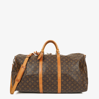 Louis Vuitton Keepall 60 Bandoulière Reisetasche aus Monogram Canvas