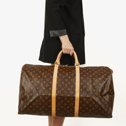 Louis Vuitton Keepall 60 Reisetasche aus Monogram Canvas